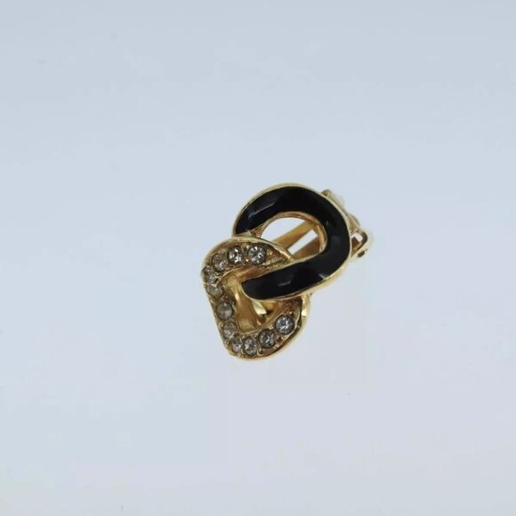 Christian Dior Earring metal Gold Tone Auth - Picture 10 of 12